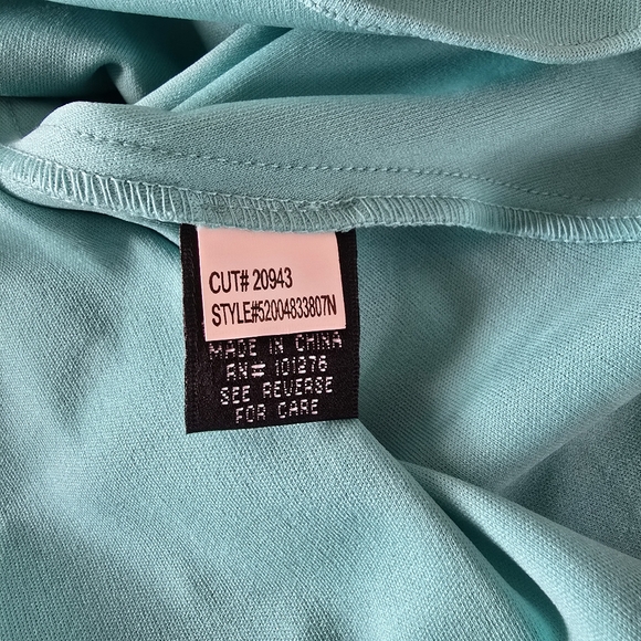 Nicole by Nicole Miller Y2K Brown  Turquoise Handkerchief Hem Beaded Dress 6 - Picture 6 of 8